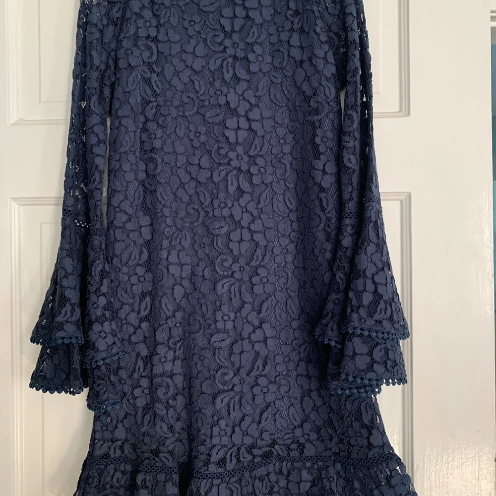 Bardot juniors navy dress - Picture 2 of 9